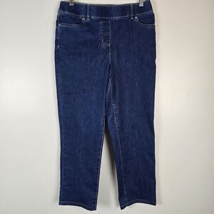 ALFRED DUNNER IN FULL BLOOM PULL-ON CAPRI‎ PANT STRETCH.E154